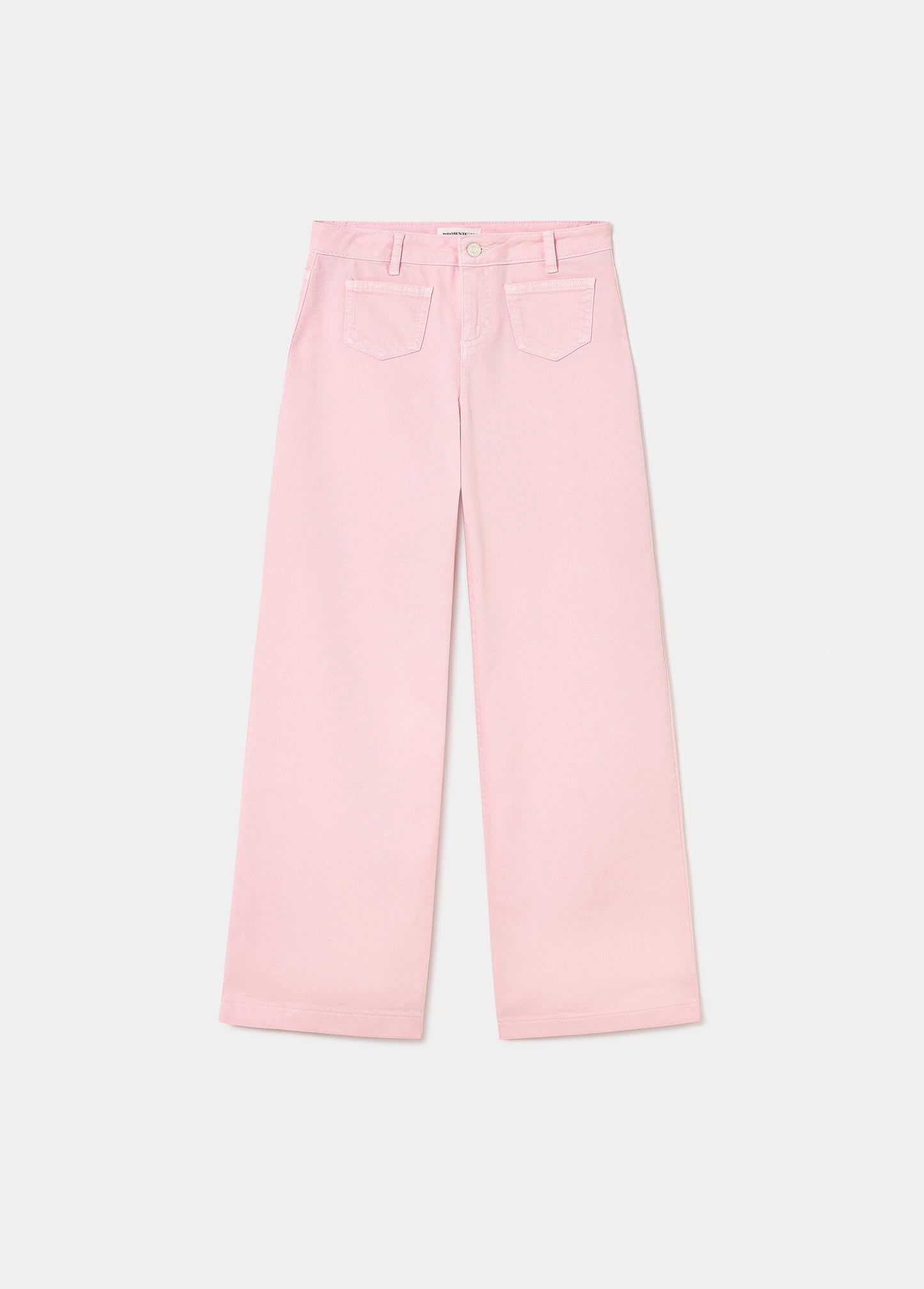 Pantalón culotte bolsillos frontales