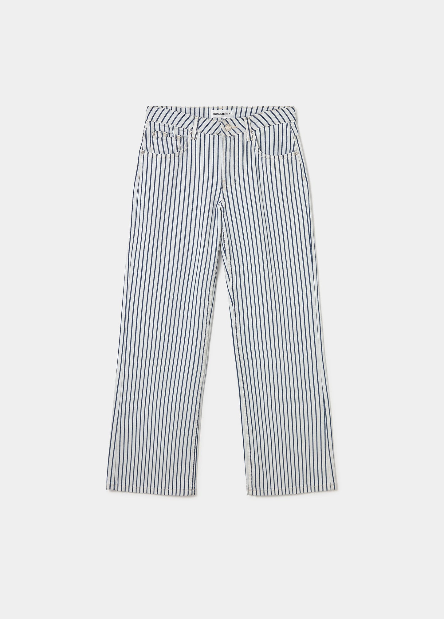 Pantalon relaxed rayas
