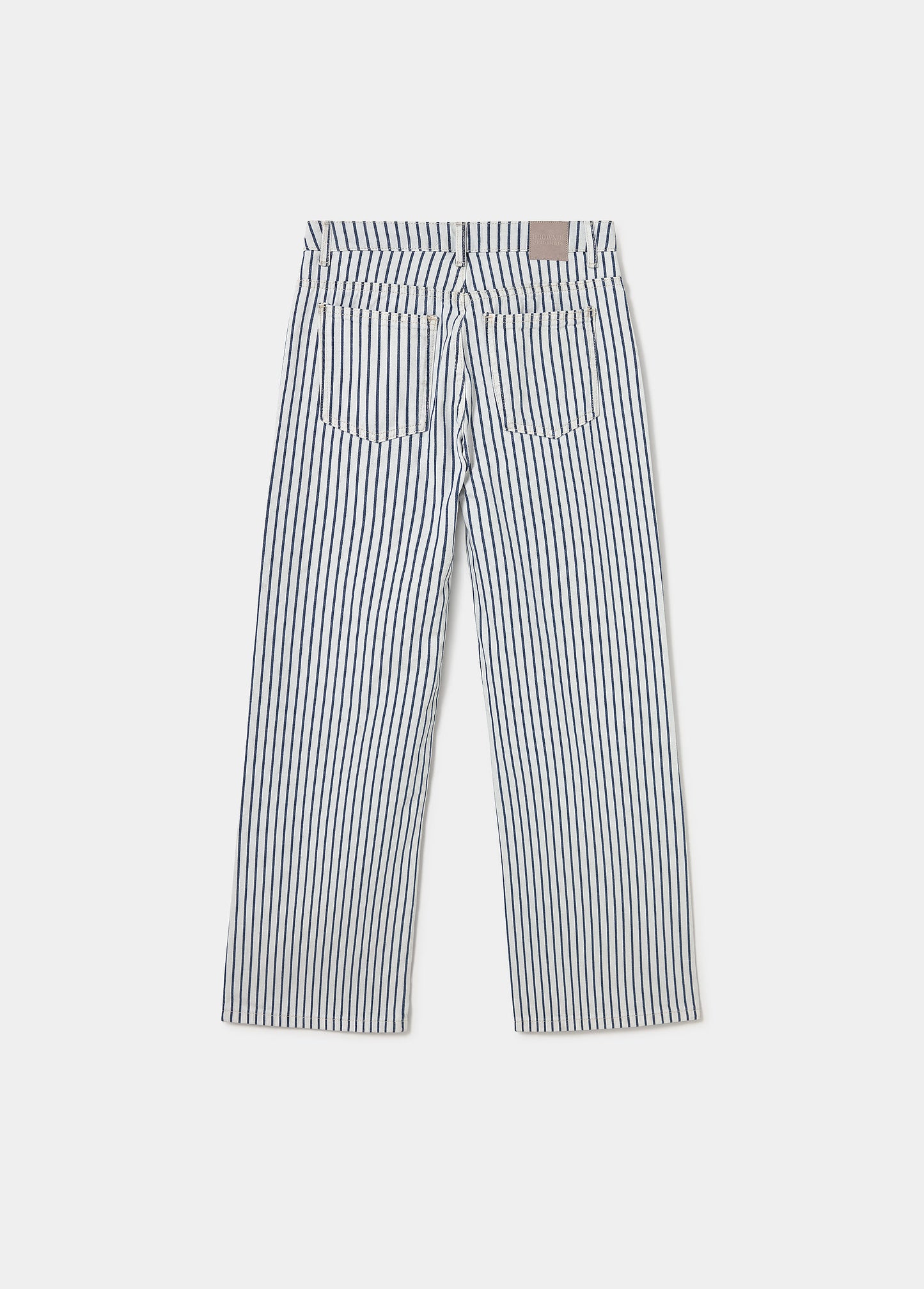 Pantalon relaxed rayas