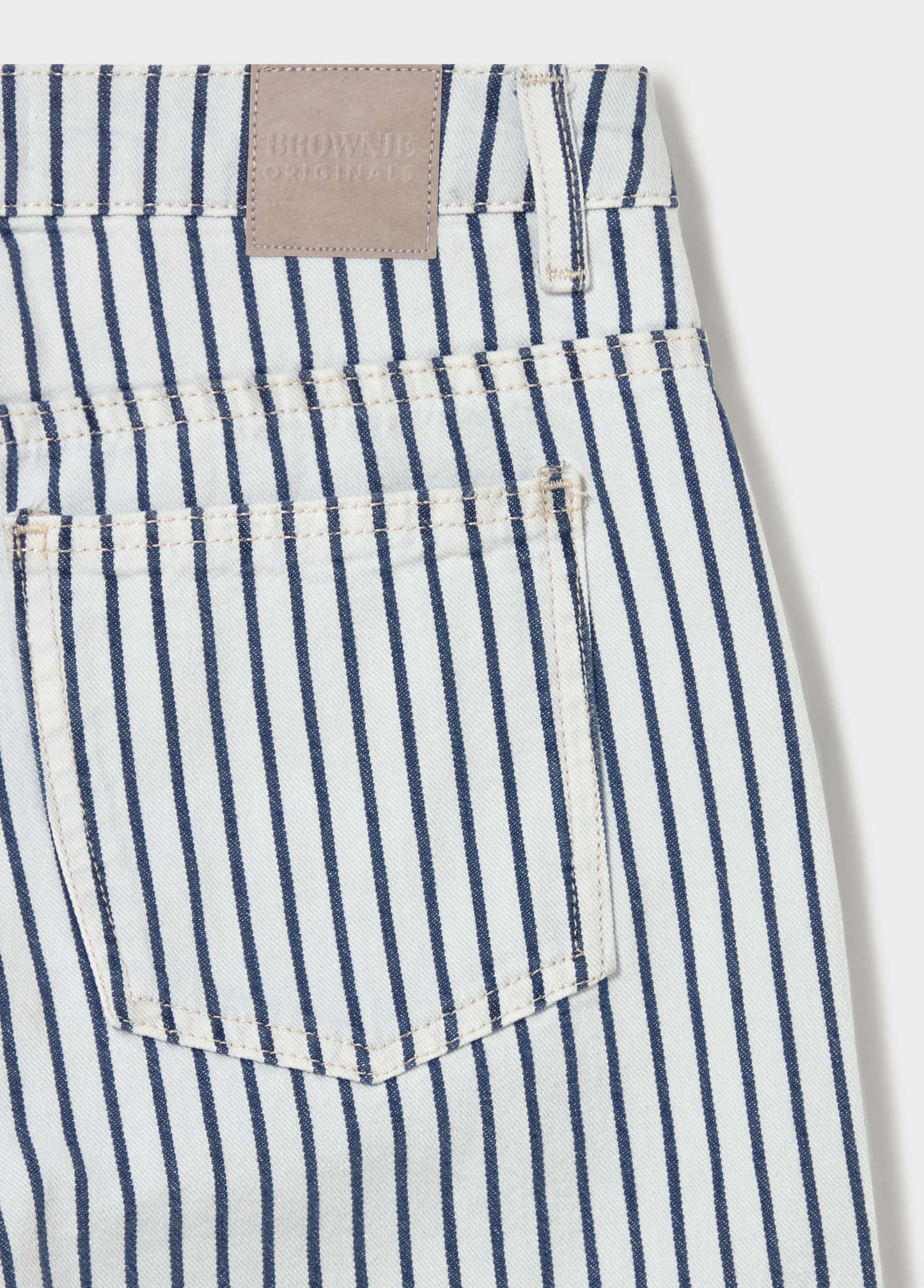 Pantalon relaxed rayas