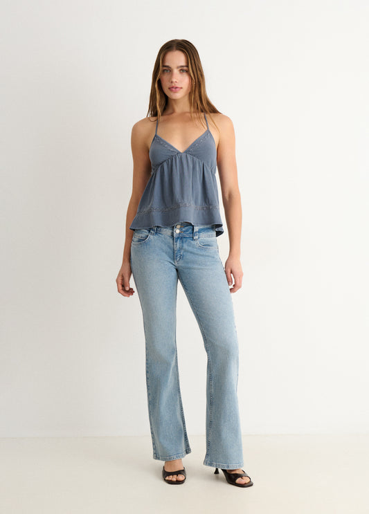 Jeans detalles bolsillos