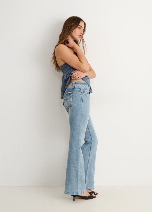 Jeans detalles bolsillos