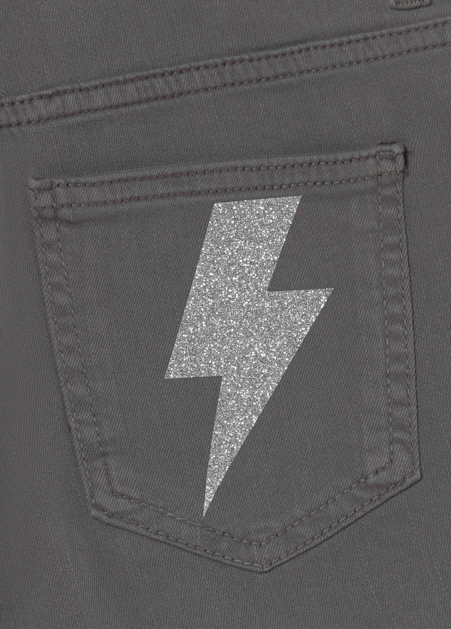 Short patch glitter