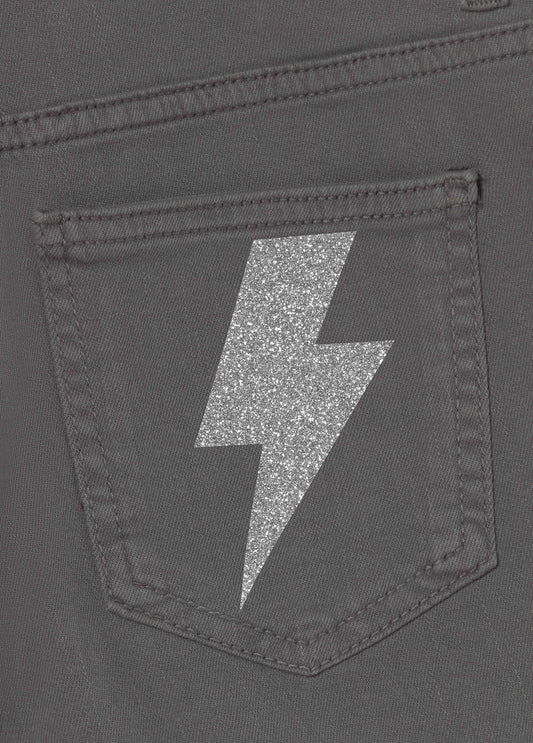 Short patch glitter