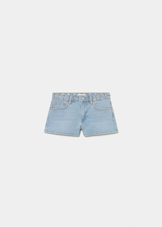 Glitter studded shorts
