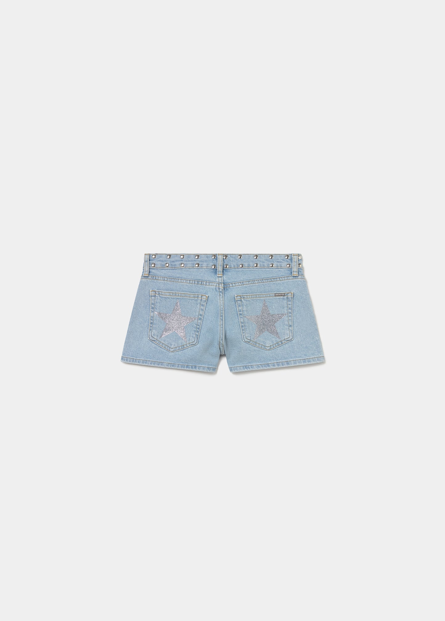 Glitter studded shorts