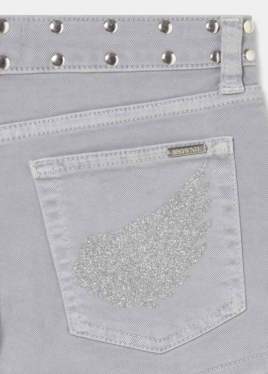Short tachas glitter