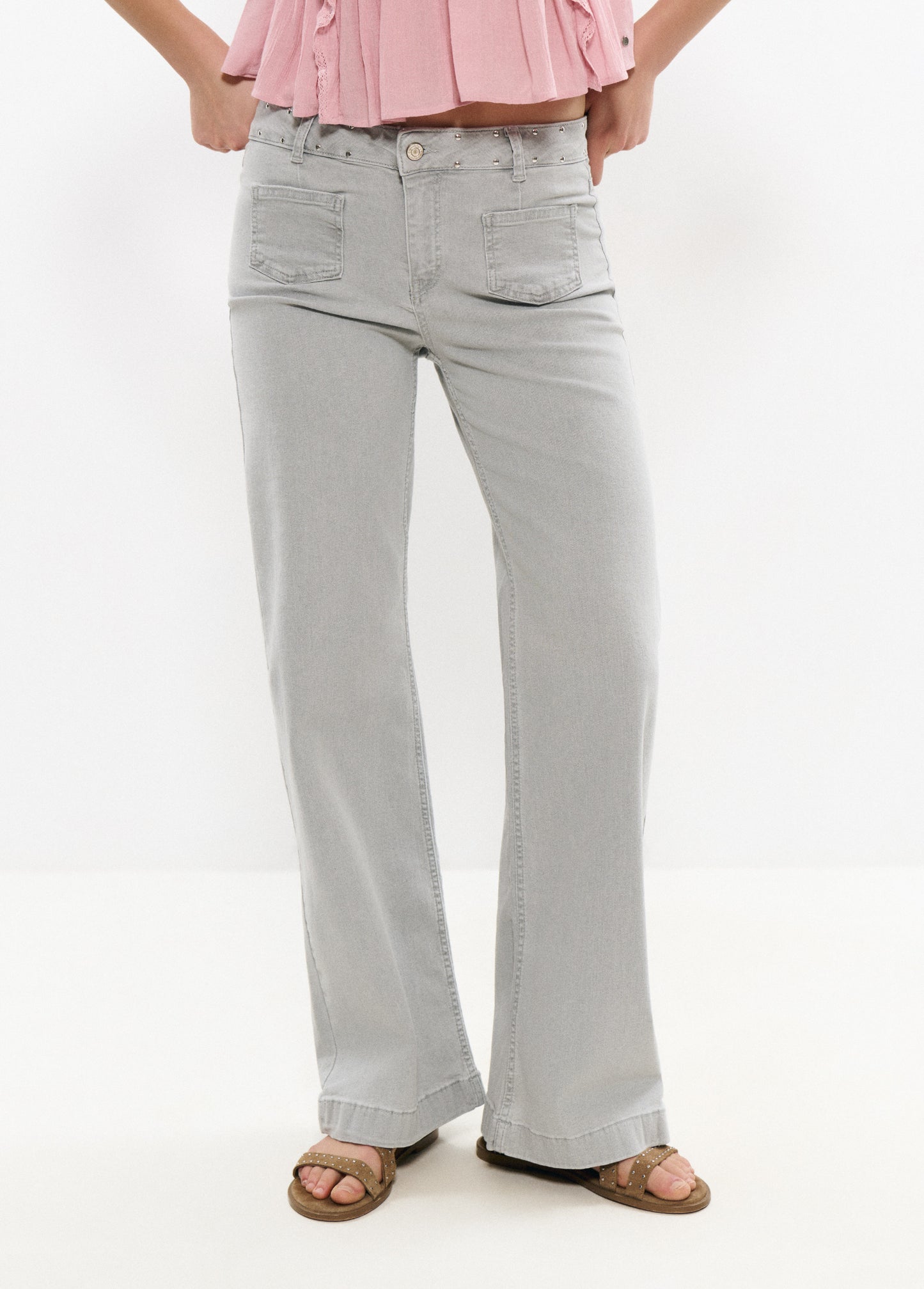 Jeans bolsillo parche estrella