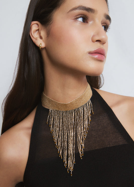 Chocker beads cadenas colgante