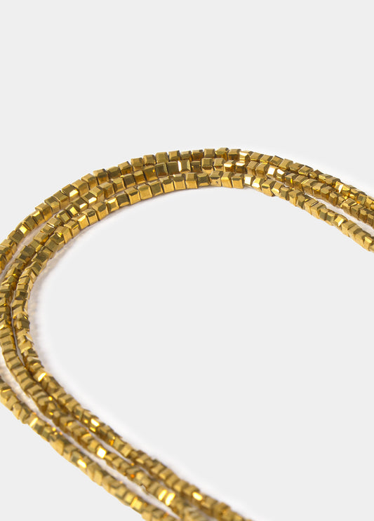 Collar largo beads flecos