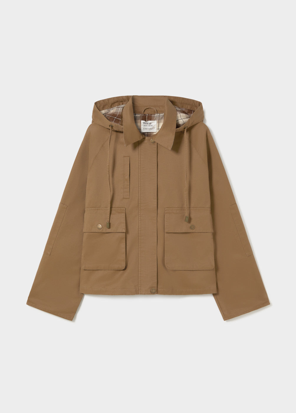 Chaqueta encerada capucha