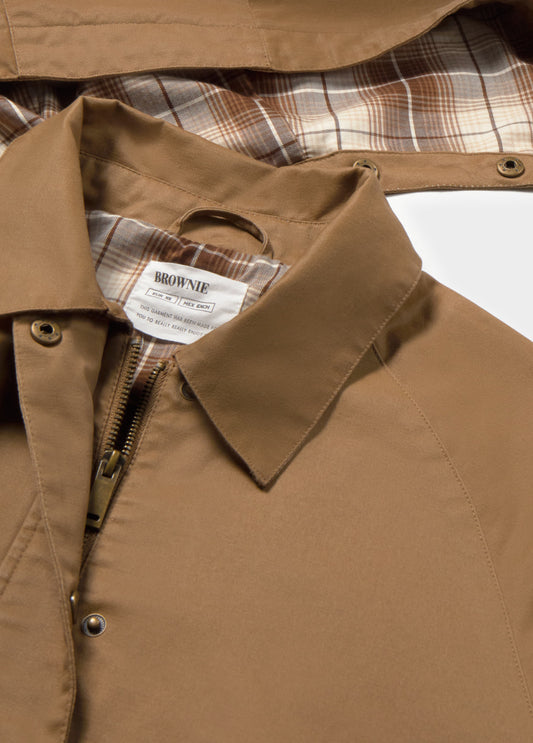 Chaqueta encerada capucha