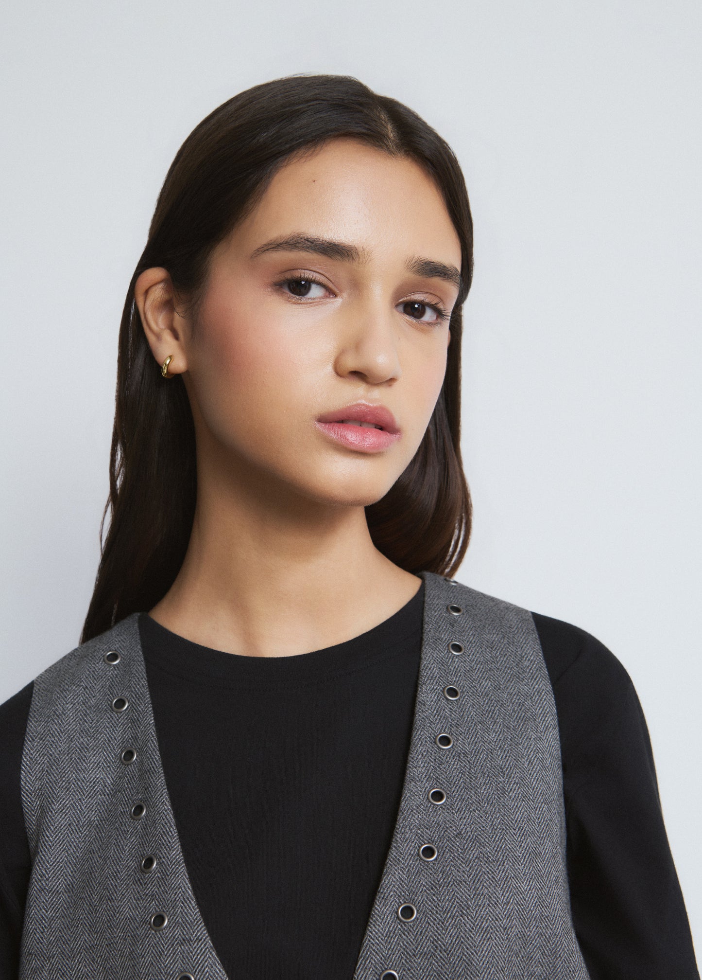 Chaleco cruzado eyelets