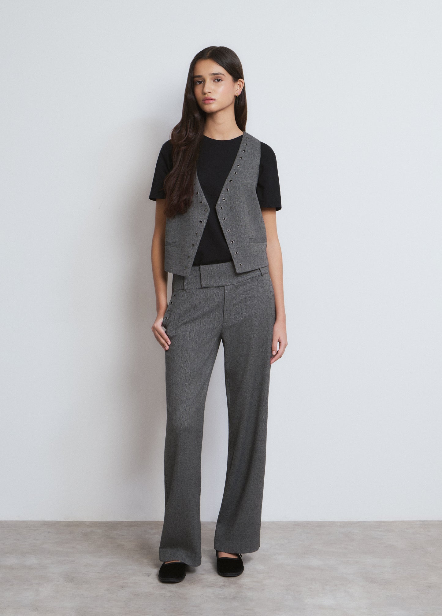 Pantalon espiga eyelets