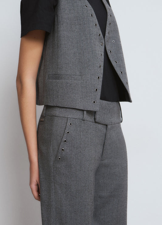 Pantalon espiga eyelets