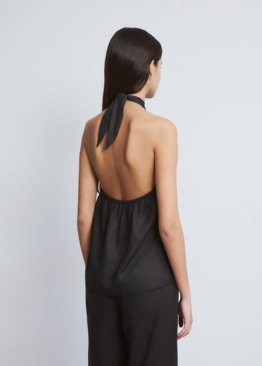 Top drapeado detalle botones