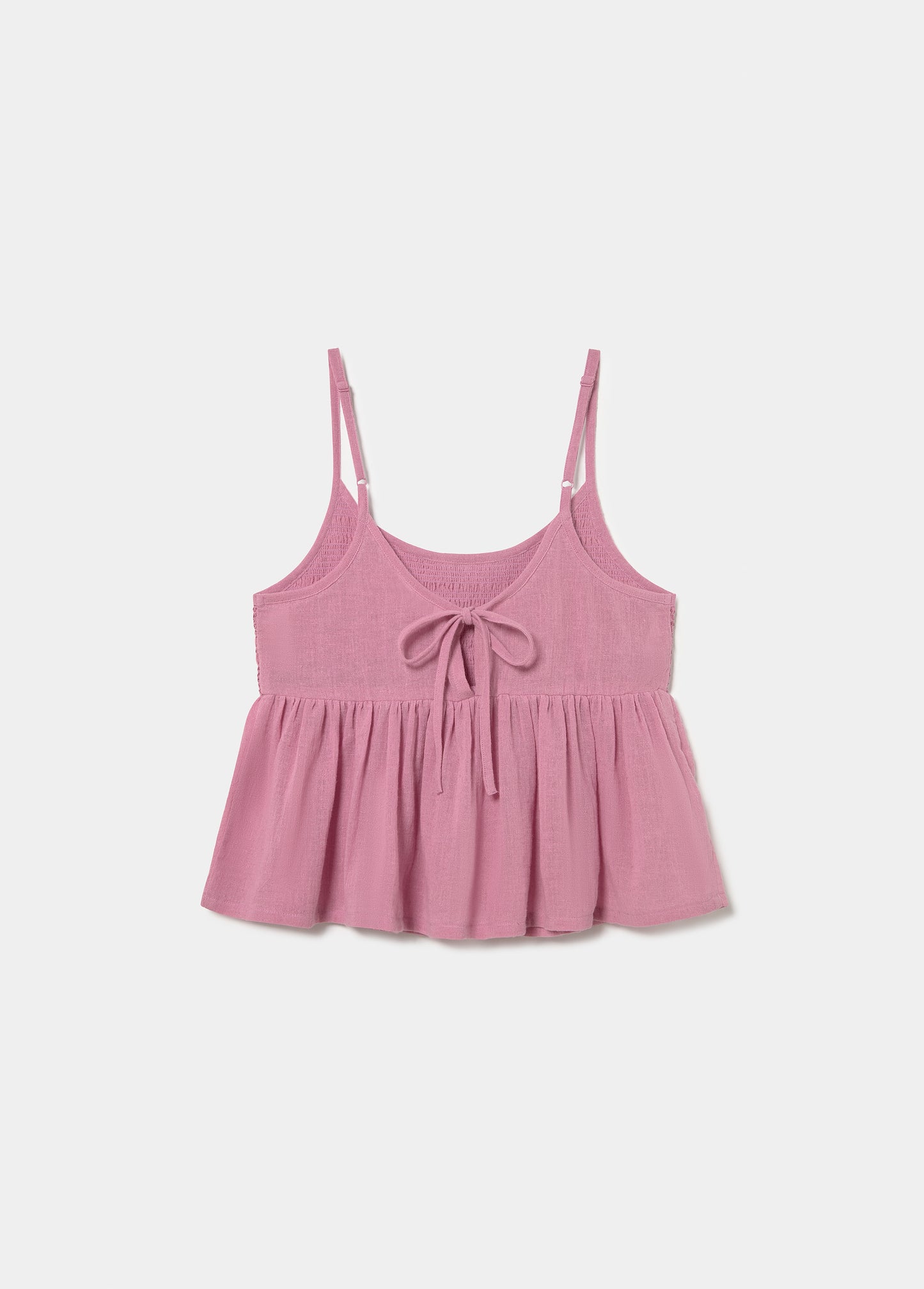 Top corto tirantes smock