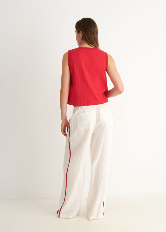 Blusa tirantes laces