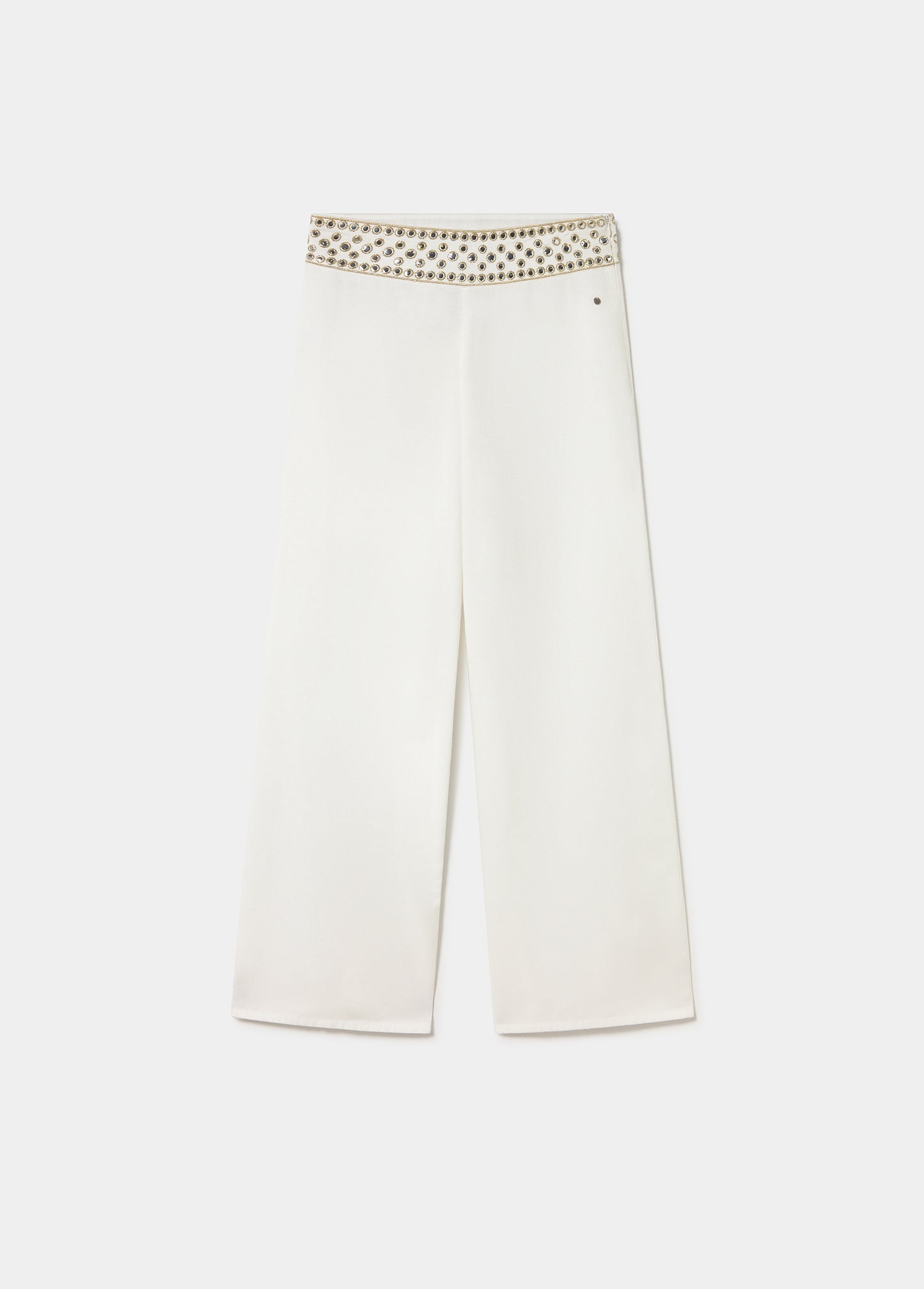 Pantalon cintura bordados