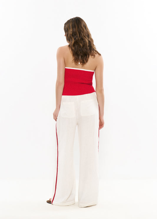 Pantalón largo raya lateral