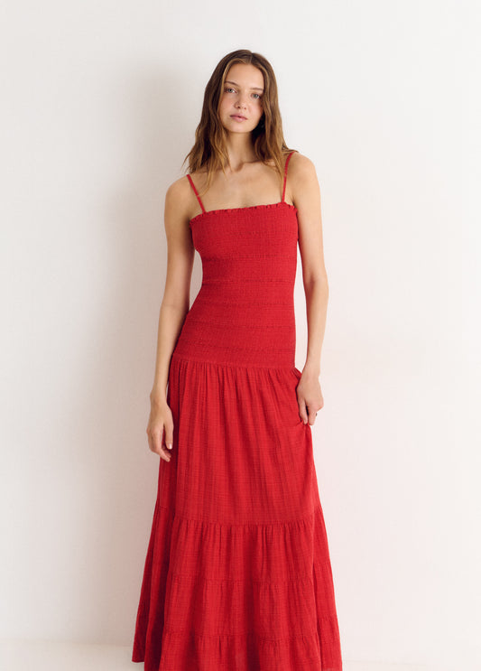 Vestido largo tirantes