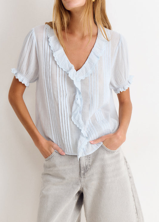 Blusa volantes