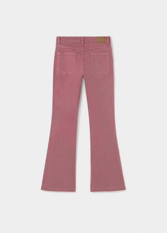 Pantalon campana bolsillo frontal