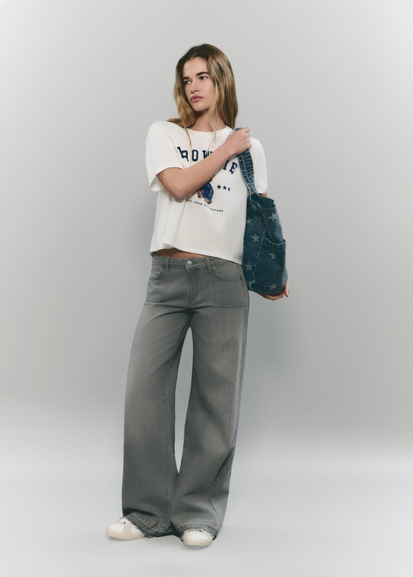 Jeans culotte bajo