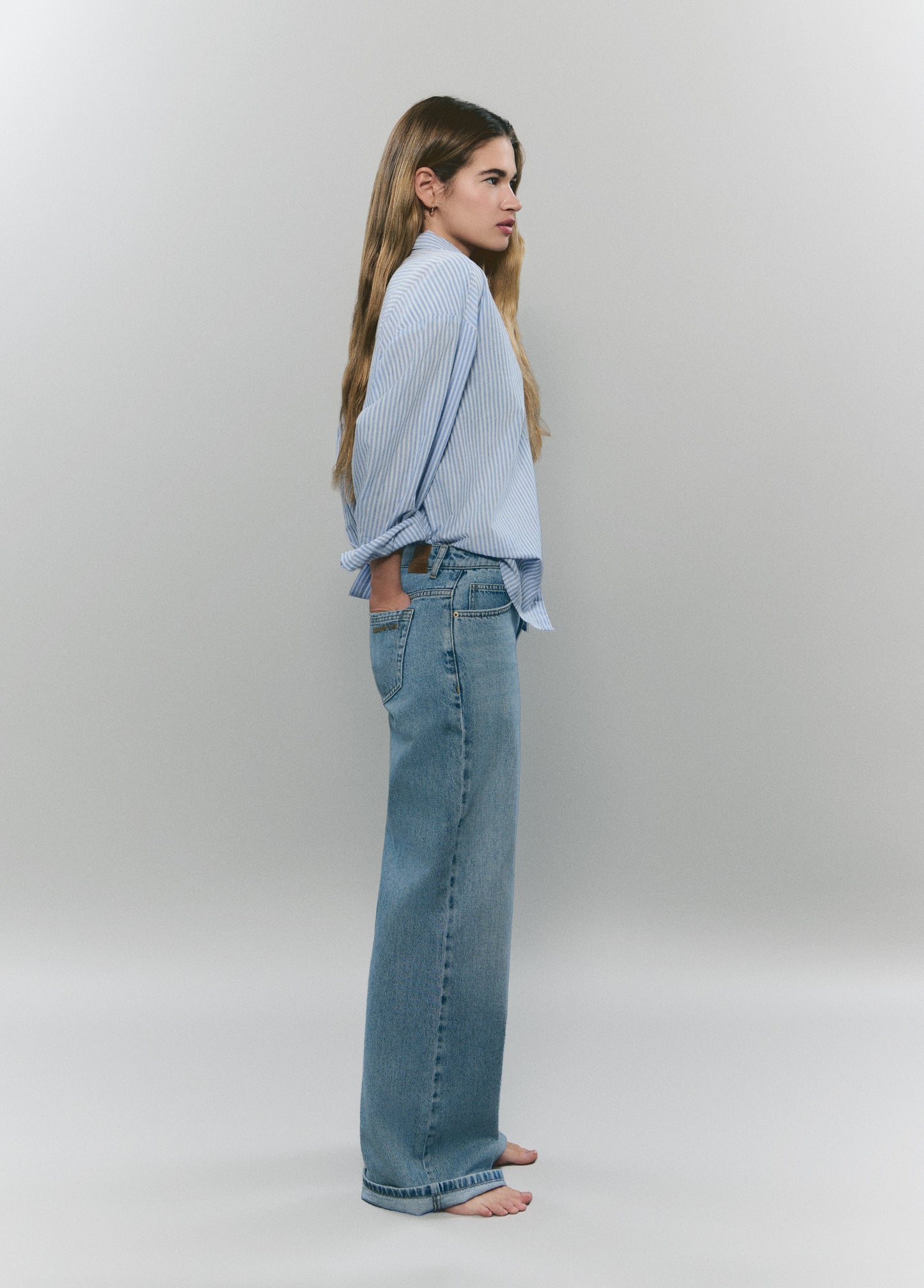 Jeans relaxed básicos