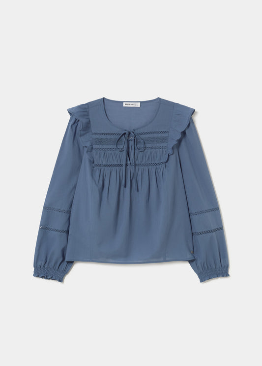 Blusa volantes ml laces