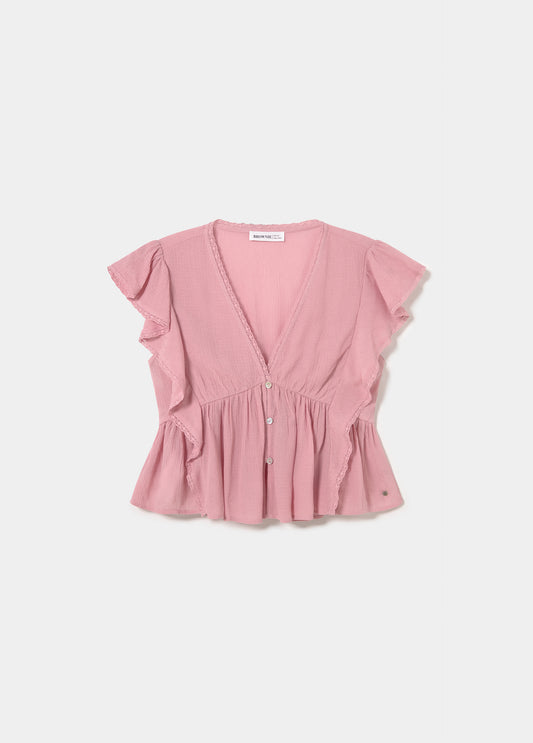 Blusa volantes
