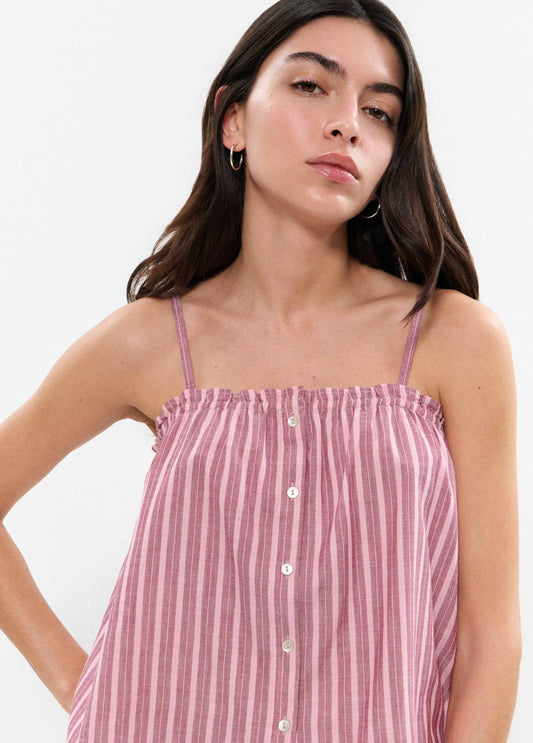Pijama corto rayas