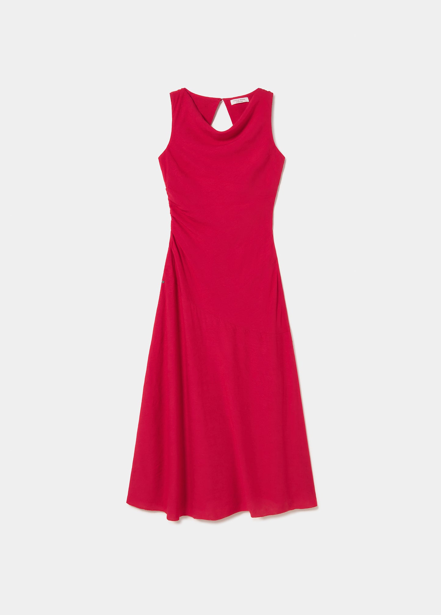 Vestido largo jacquard