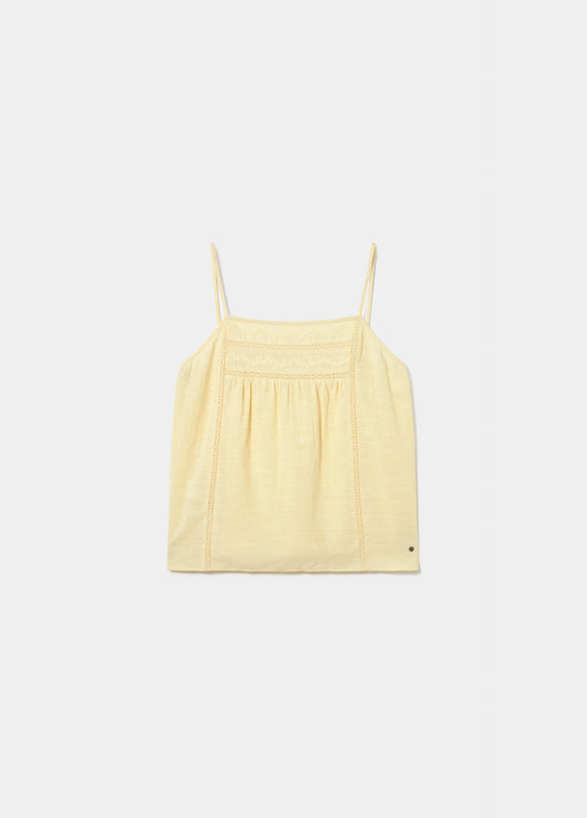 Top tirantes bordados