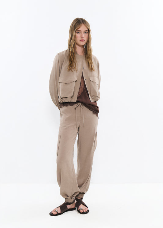 Pantalón fluido bombacho