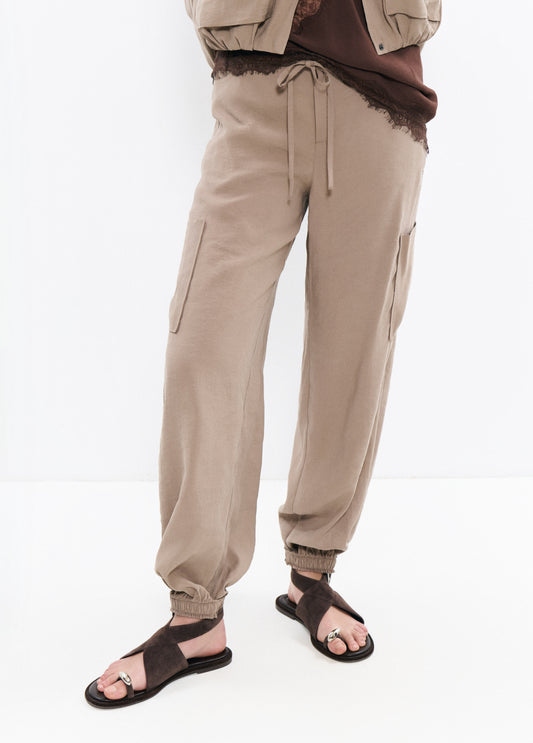 Pantalón fluido bombacho