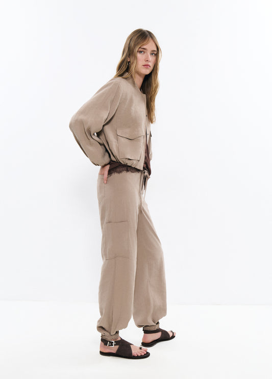 Pantalón fluido bombacho
