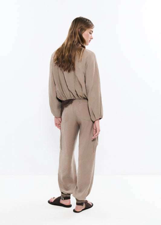 Pantalón fluido bombacho