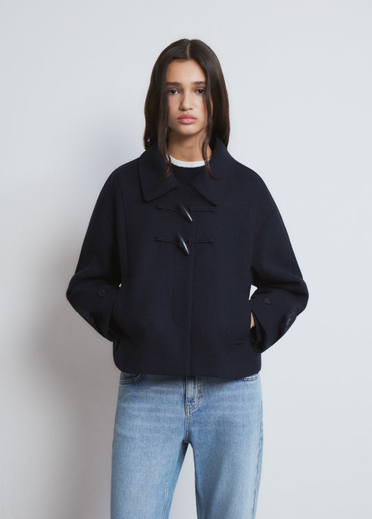 Abrigo corto alamares