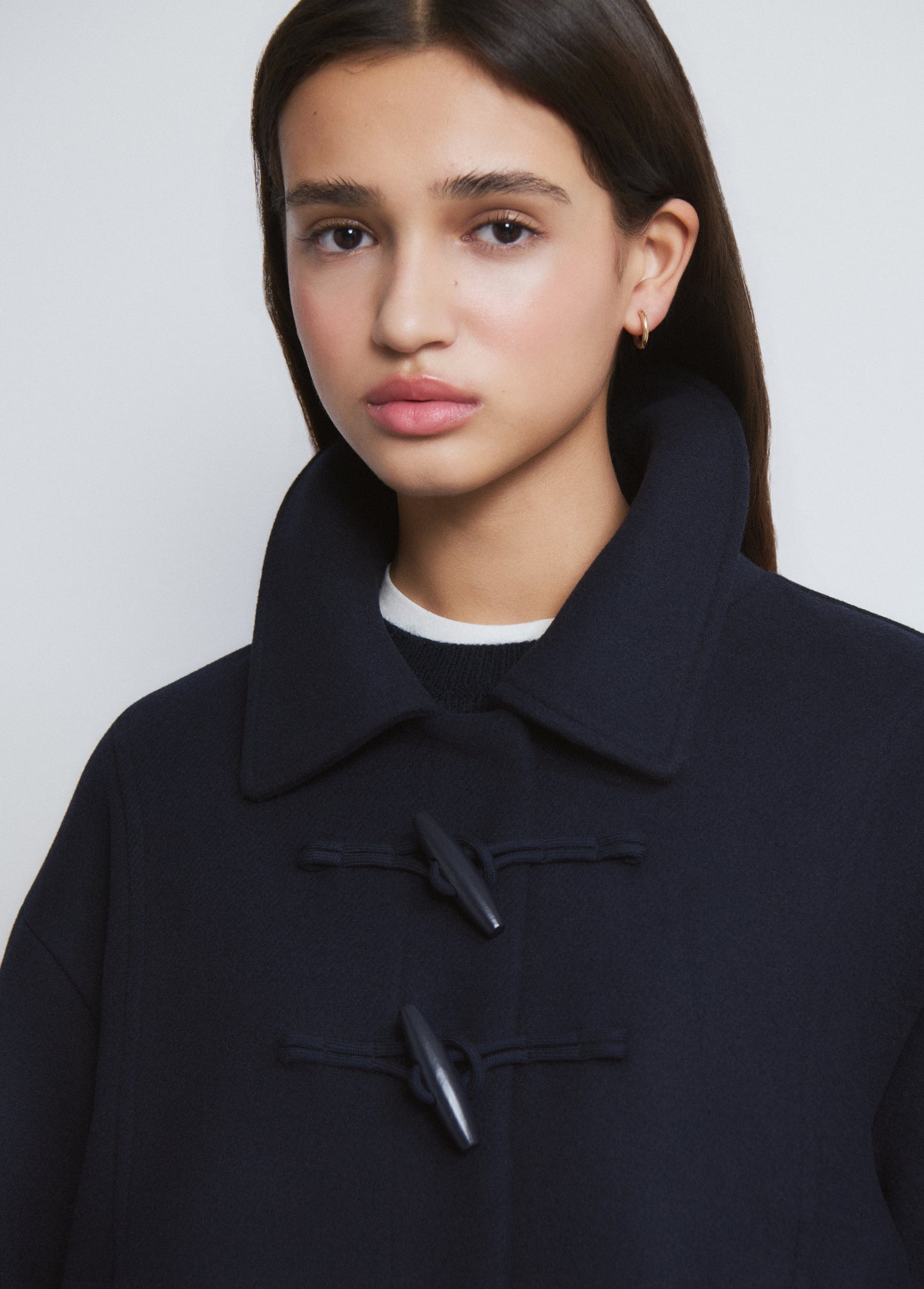 Abrigo corto alamares