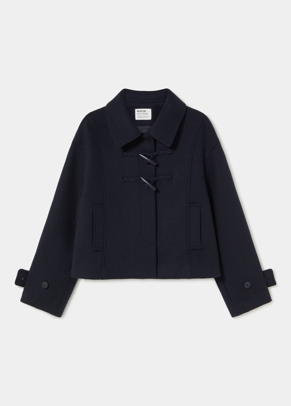 Abrigo corto alamares