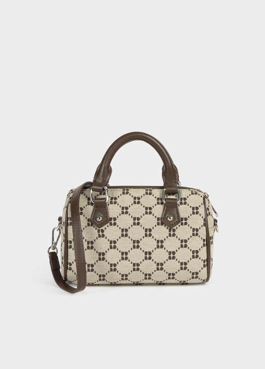 Bolso bowling jacquard logo