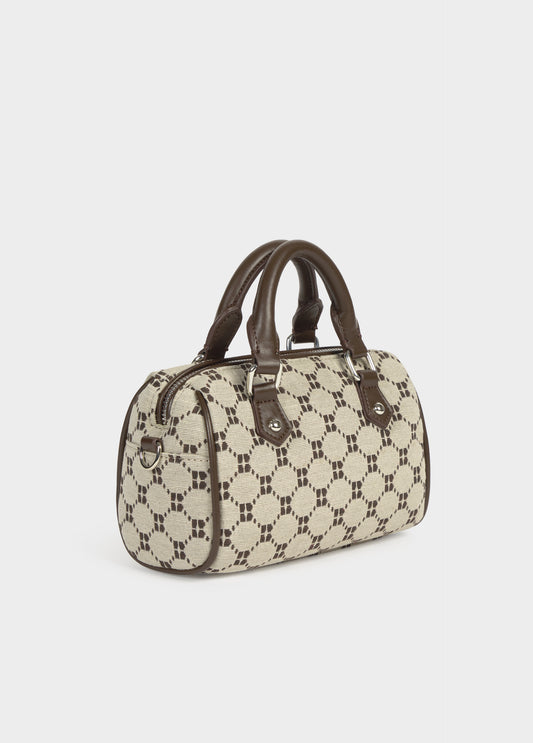 Bolso bowling jacquard logo