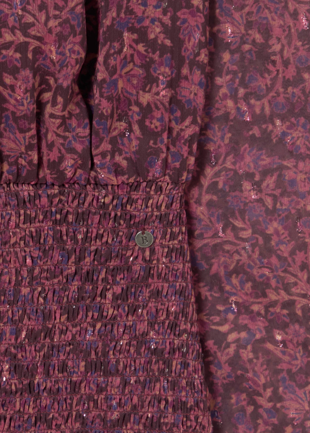 Vestido engomado estampado