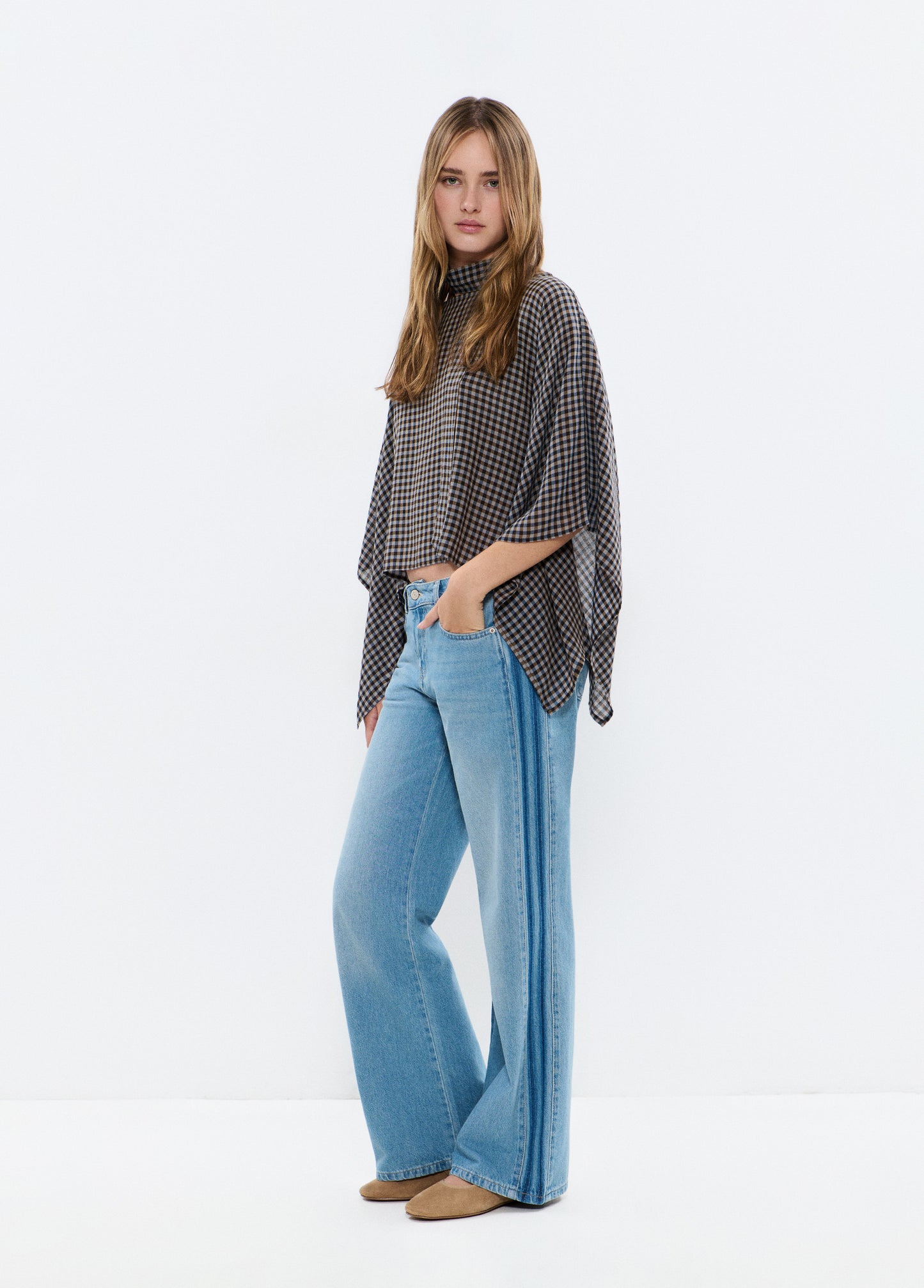 Jeans banda lateral