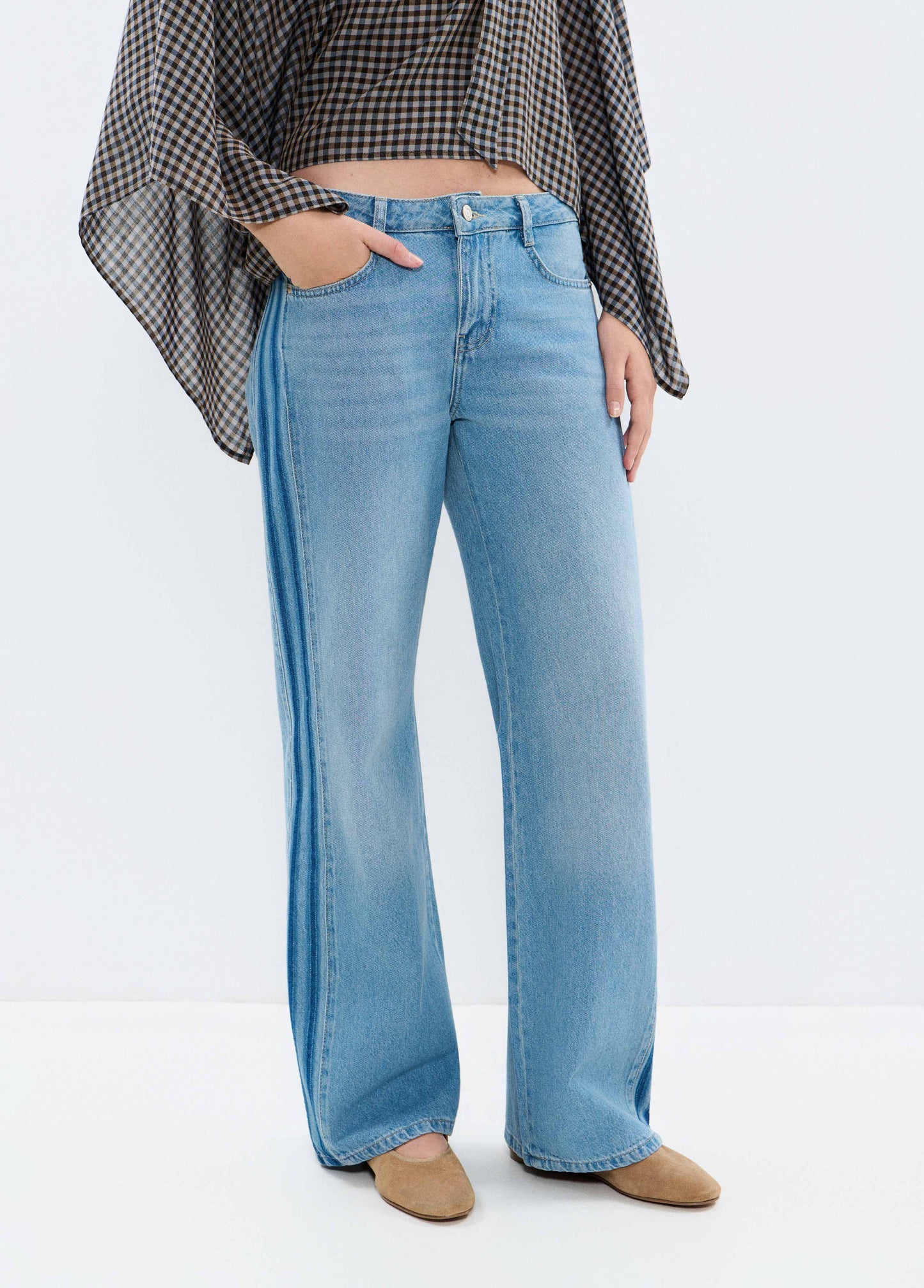 Jeans banda lateral