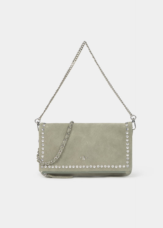 Bolso solapa chapas irregulares