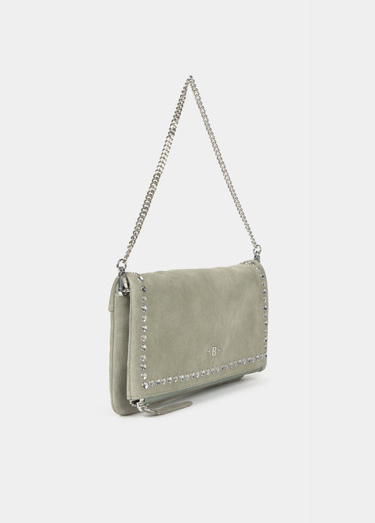 Bolso solapa chapas irregulares