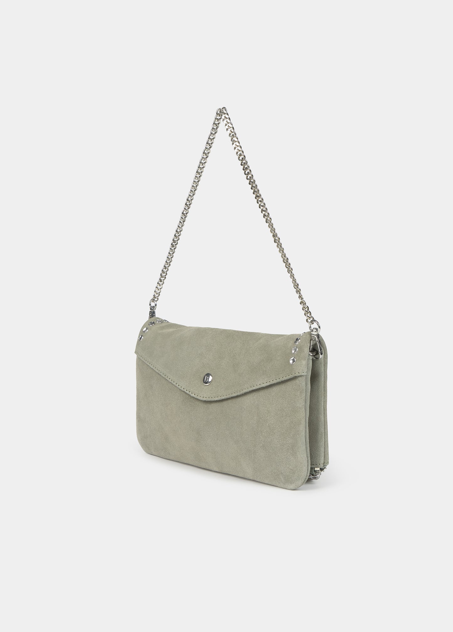 Bolso solapa chapas irregulares
