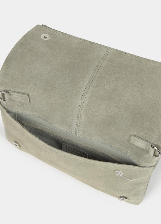 Bolso solapa chapas irregulares